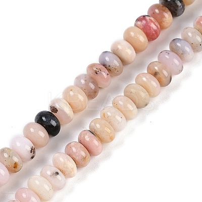 Natural Pink Opal Beads Strands G-B125-H02-02-1