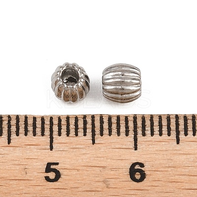 304 Stainless Steel Beads STAS-D394-02F-P-1