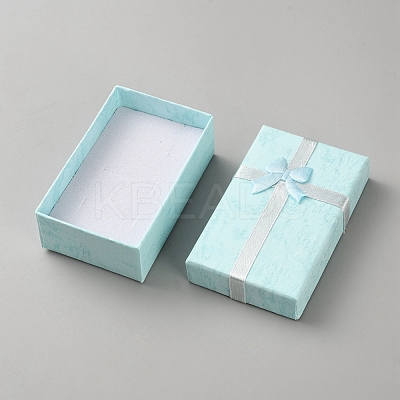Marble Printed Cardboard Jewelry Set Storage Boxes CON-TAC0020-03A-1