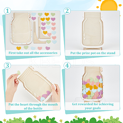 DIY Wood Reward Chart for Kids DIY-WH0491-16B-1