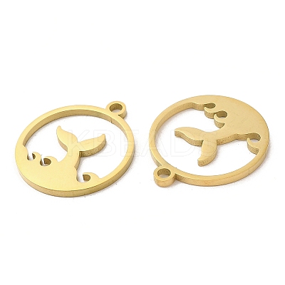 Ion Plating(IP) 304 Stainless Steel Pendants STAS-L020-018G-1