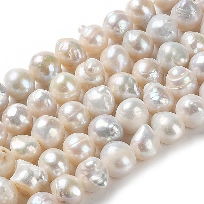 Natural Keshi Pearl Beads Strands PEAR-E018-17-1