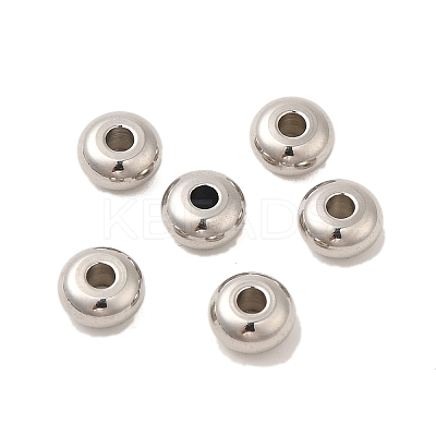 Tarnish Resistant Rondelle 304 Stainless Steel Beads STAS-S028-38-1