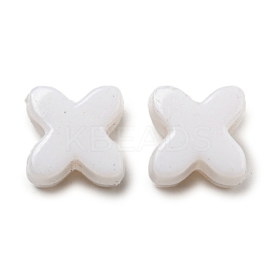 Opaque Acrylic European Beads SACR-L007-033A-1