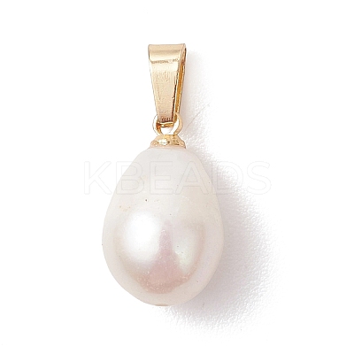 Natural Cultured Freshwater Pearl Pendants PALLOY-JF04963-1