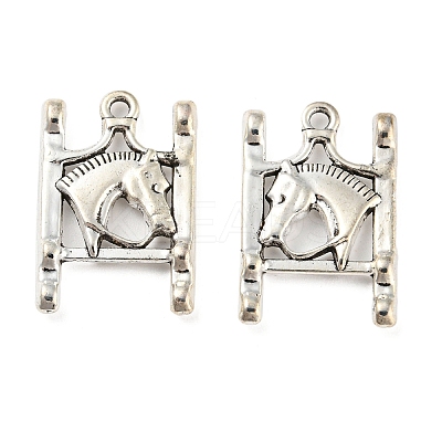Tibetan Style Alloy Pendants TIBE-P001-04AS-1