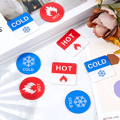 16 Pairs 2 Style Acrylic Public Signs DIY-FH0008-28D-1