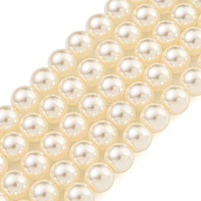 Glass Pearl Beads Strands HY-G002-01C-02-1