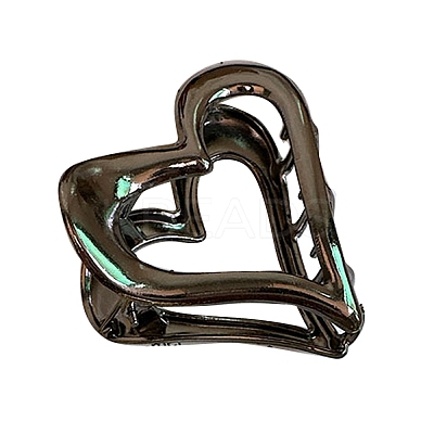 Hollow Heart Shape Alloy Claw Hair Clips PW23090249057-1