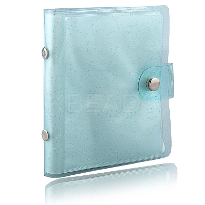 2Pcs PVC Mini Photocard Holder Book AJEW-SP0002-20B-02-1