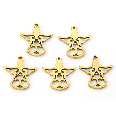 PVD Vacuum Plating 304 Stainless Steel Pendants STAS-N092-66G-1