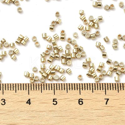 Electroplate Glass Seed Beads SEED-S042-01B-11-1