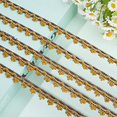 24Yards Filigree Polyester Lace Trim OCOR-GF0005-28C-1