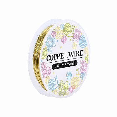 Round Craft Copper Wire X-CW0.8mm007-1