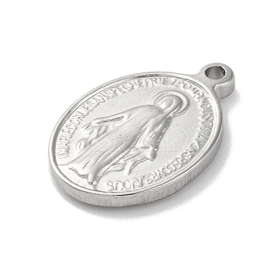 Anti-Tarnish 201 Stainless Steel Pendants STAS-Q015-03P-1