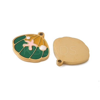304 Stainless Steel Enamel Charms STAS-Z139-05G-02-1