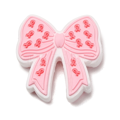 Awareness Ribbon Theme Silicone Beads SL-CBAD2AE-01C-01-1