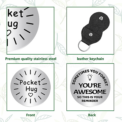 2Pcs 2 Style PU Leather Guitar Clip AJEW-CN0001-21-012-1
