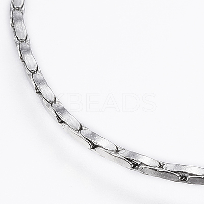 Tarnish Resistant 304 Stainless Steel Boston Link Chain Bracelets BJEW-K172-26P-1