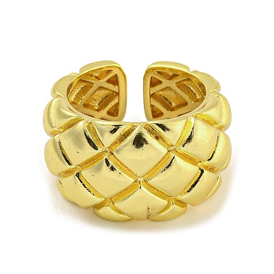 Brass Cuff Rings for Women RJEW-E294-02G-01-1