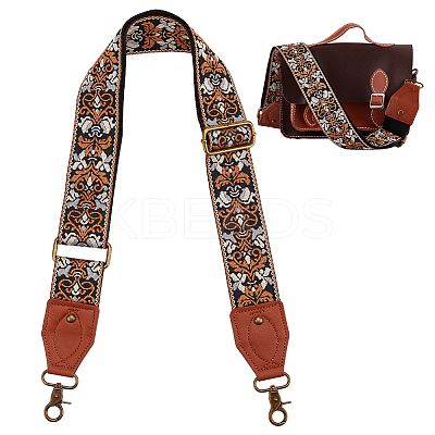 Ethnic Style Polyester Adjustable Bag Straps DIY-WH0449-62B-1