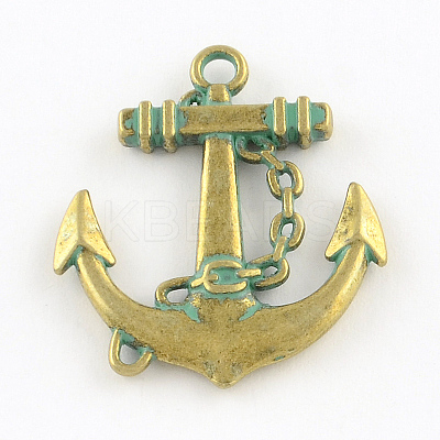 Anchor Zinc Alloy Pendants LS-PALLOY-R065-074-FF-1