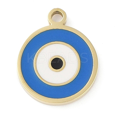 Ion Plating(IP) 304 Stainless Steel Enamel Charms X-STAS-P366-48G-1