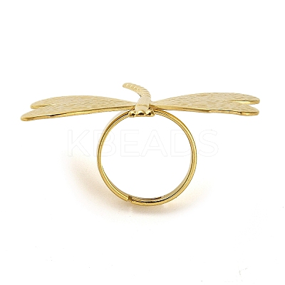 304 Stainless Steel Adjustable Finger Ring for Women RJEW-H216-02G-1