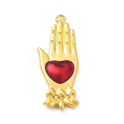 Alloy Enamel Pendants ENAM-P252-05G-1