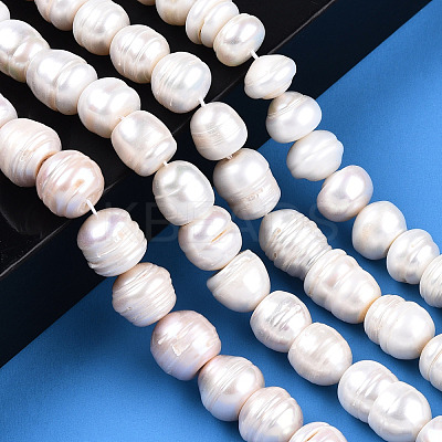 Natural Cultured Freshwater Pearl Beads Strands PEAR-N012-10E-1