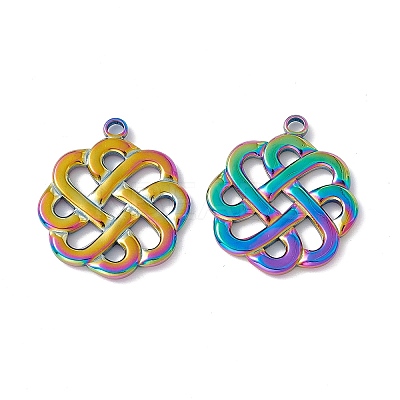 Ion Plating(IP) 201 Stainless Steel Pendants STAS-K242-07M-1