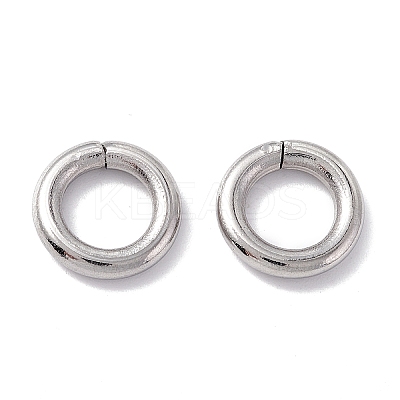 Non-Tarnish 304 Stainless Steel Open Jump Rings STAS-C040-01B-P-1