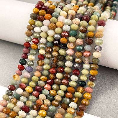 Natural Alashan Agate Beads Strands G-C127-B01-01-1