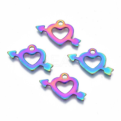 Ion Plating(IP) 201 Stainless Steel Pendants LS-STAS-S119-135-1
