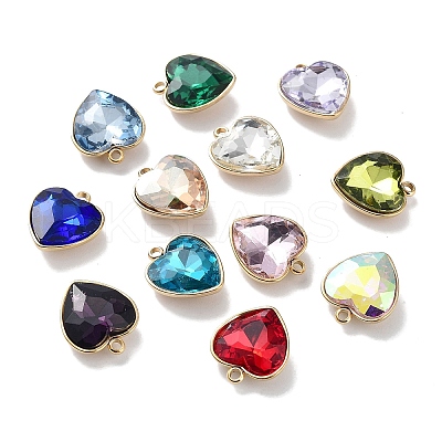 Faceted Glass Pendants STAS-P339-01G-1