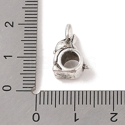 Tibetan Style Alloy European Beads TIBE-Q090-72AS-1