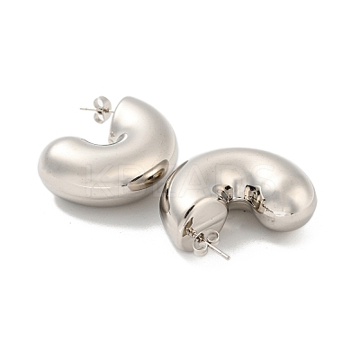 Non-Tarnish 304 Stainless Steel Stud Earrings LS-EJEW-G368-03P-1