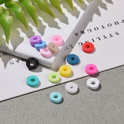 150G 15 Colors Handmade Polymer Clay Beads CLAY-JP0001-14-4mm-1