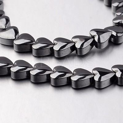 Non-magnetic Synthetic Hematite Bead Strands X-G-F300-22A-09-1