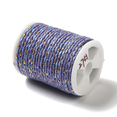 4-Ply Polycotton Cord with Metallic Thread OCOR-Z003-D107-1