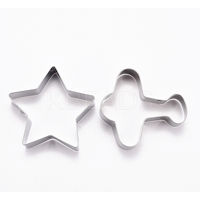 Non-Tarnish Stainless Steel The Universe Series Shape Cookie Candy Food Cutters Molds DIY-H142-01P-1