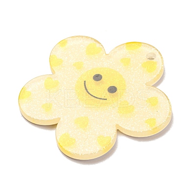 Acrylic Pendants OACR-Q055-01G-1