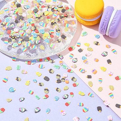 Handmade Polymer Clay Cabochons CLAY-CJC0014-04-1