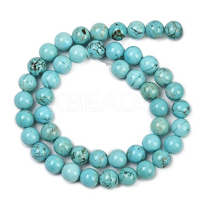 Natural Magnesite Beads Strands G-K244-02-8mm-01-1