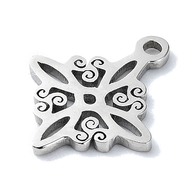 Non-Tarnish 304 Stainless Steel Charms LS-X-STAS-C097-24P-1