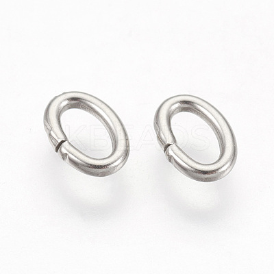 Tarnish Resistant 304 Stainless Steel Open Jump Rings Jewelry Findings A-STAS-L215-11P-1