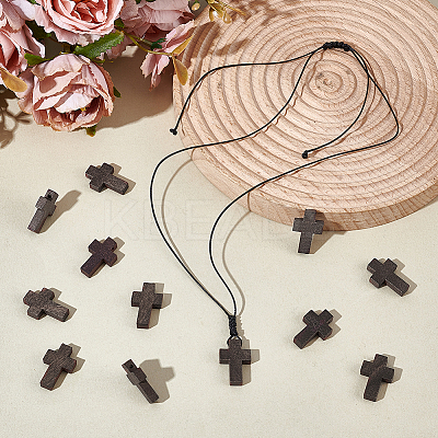 200Pcs Wooden Pendants WOOD-UN0001-14A-1