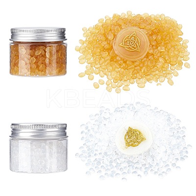 60G 2 Bottles Oval Hot Melt Adhesive Granules FIND-CP0001-04-1