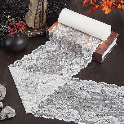 Polyester Lace Trim Ribbon OCOR-WH20006-33A-1