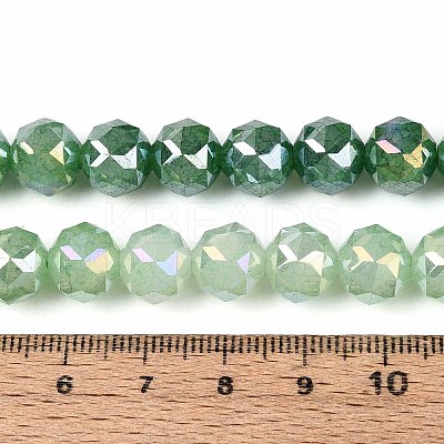 Anti-Tarnish Electroplate Glass Beads Strands GLAA-N064-10mm-05-1